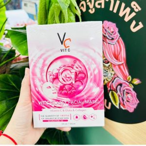 VC VIT C GLASSY FACIAL MASK X 6 PCS./BOX