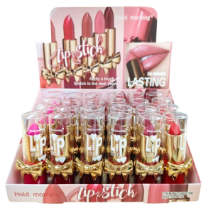 NO.HB5708 Hold morning lip stick ลิปสติกฝาใส x24pcs