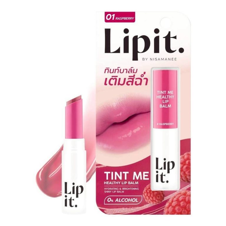 Lip it tint me healthy balm ลิปอิท ทิ้นท์มีเฮลธ์ตี้บาล์ม 3g. - 01.raspberry