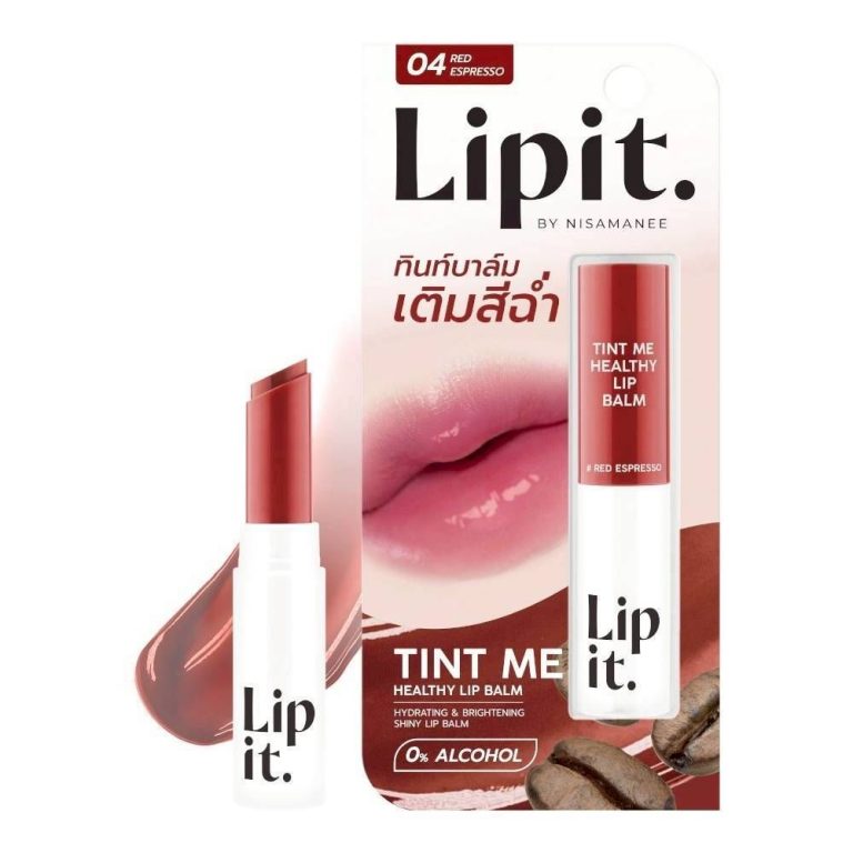 Lip it tint me healthy balm ลิปอิท ทิ้นท์มีเฮลธ์ตี้บาล์ม 3g. - 04.red espresso