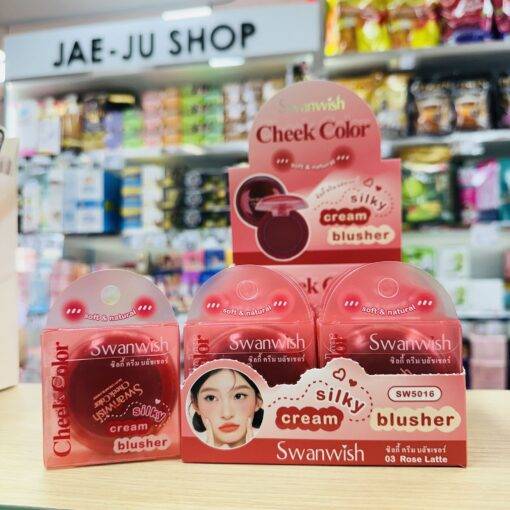 SW5016# 1-3 Swanwish cheek color soft&natural silky cream blusher 3.3g - Image 4