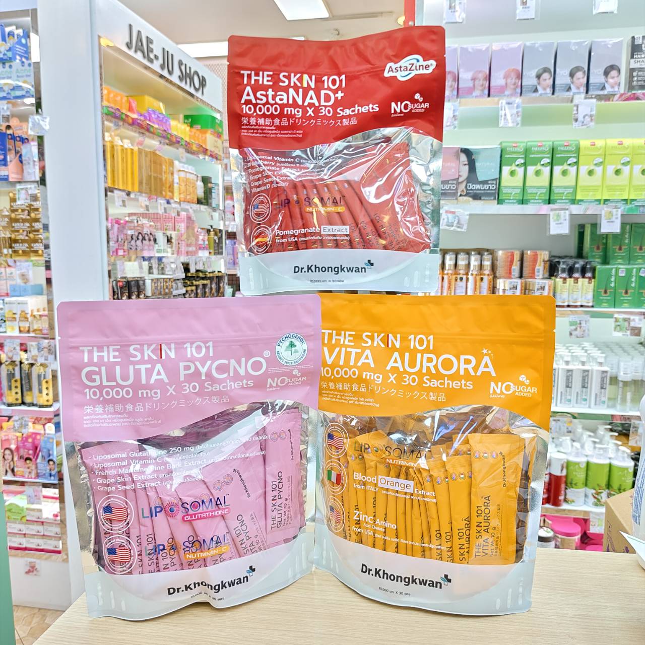 Dr.khongkwan The skin101 10000mgx30sachets ดร.ของขวัญ เดอะ สกิน