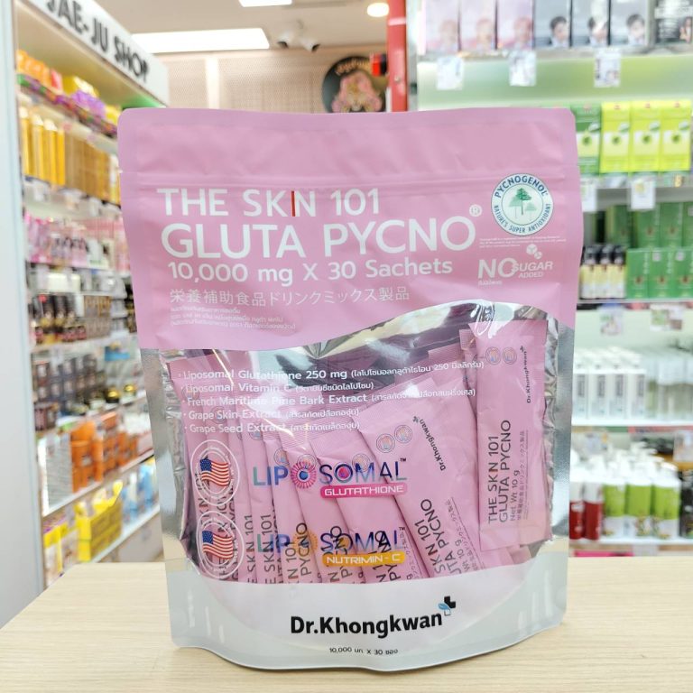 Dr.khongkwan The skin101 10000mgx30sachets ดร.ของขวัญ เดอะ สกิน - 02. Gluta pycno
