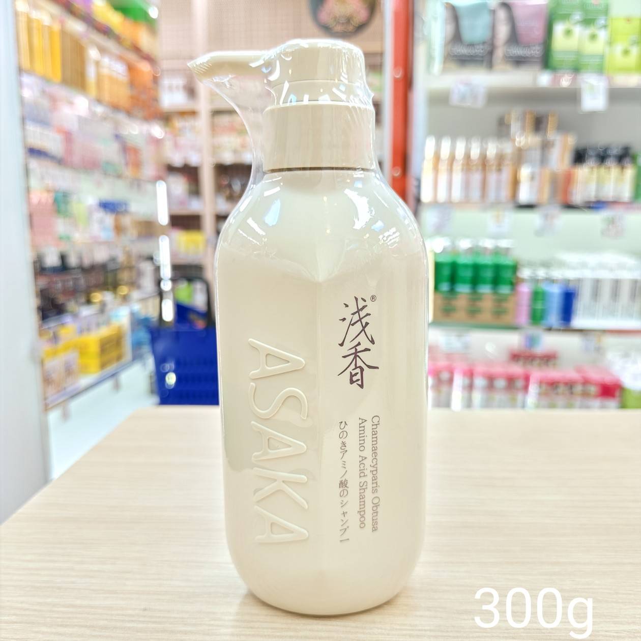 ASAKA chamaecyparis obtusa amino acid shampoo อาซากะ แชมพูขจัดรังแค 300g