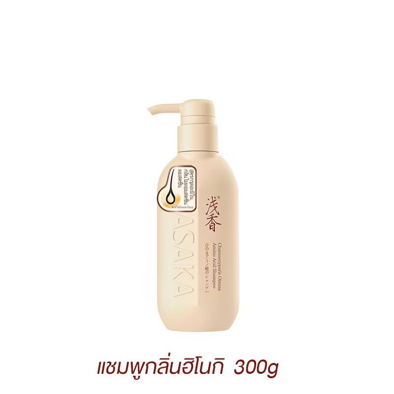 ASAKA chamaecyparis obtusa amino acid shampoo อาซากะ แชมพูขจัดรังแค 300g - Image 4
