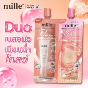 Mille duo primer&glow cushion 4g+4gx6pcs