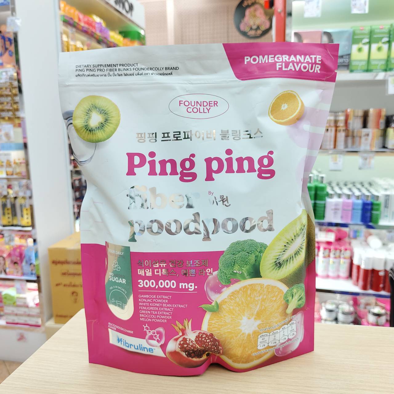 Ping ping pro fiber blinks 10gx30pcs ปิ้ง ปิ้ง โปรไฟเบอร์ชมพู - Image 2