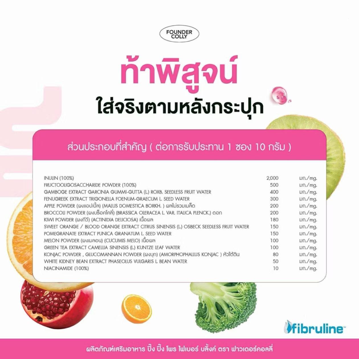 Ping ping pro fiber blinks 10gx30pcs ปิ้ง ปิ้ง โปรไฟเบอร์ชมพู - Image 6