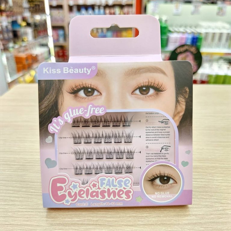 NO.1421-03 Kiss beauty eyelashes false คิสบิวตี้ ขนตาปลอม - 02. B pink (11-12mm.)