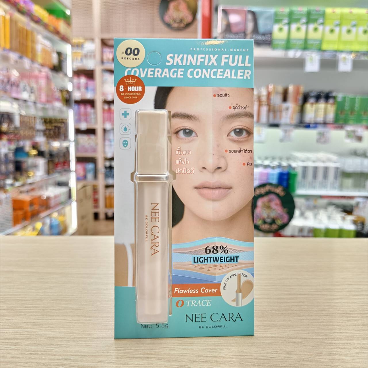 NO.N415 Nee cara skinfix full coverage concealer นี คารา บี คัลเลอร์ฟูล สกินฟิกซ์ ฟูลคัฟเวอเรจ คอนซีลเลอร์ 5.5g - Image 2