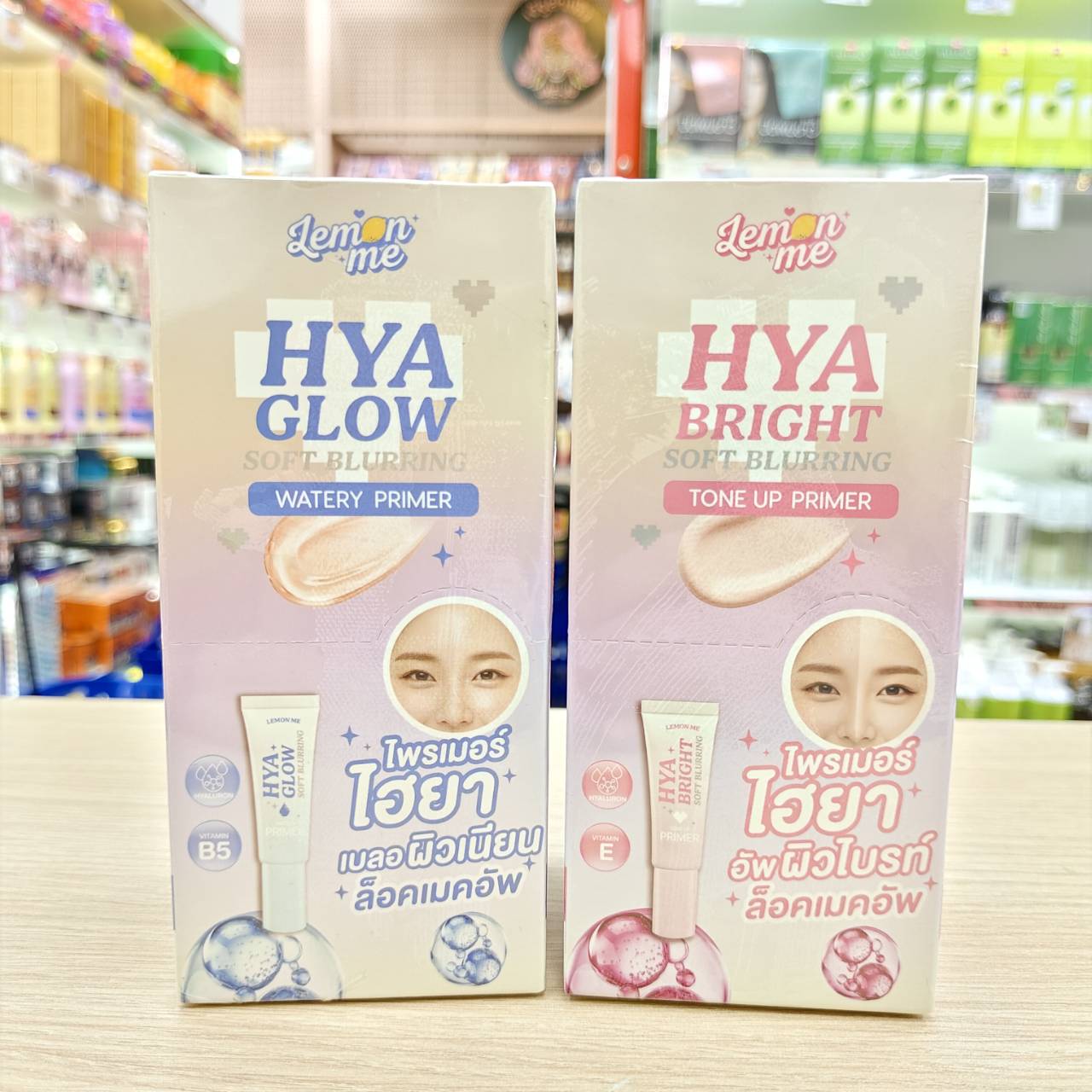 Lemon me hya beight soft bluring primer เลม่อนมี ไฮยา ซอฟต์ เบลอริ่ง ไพรเมอร์ 10g - Image 2