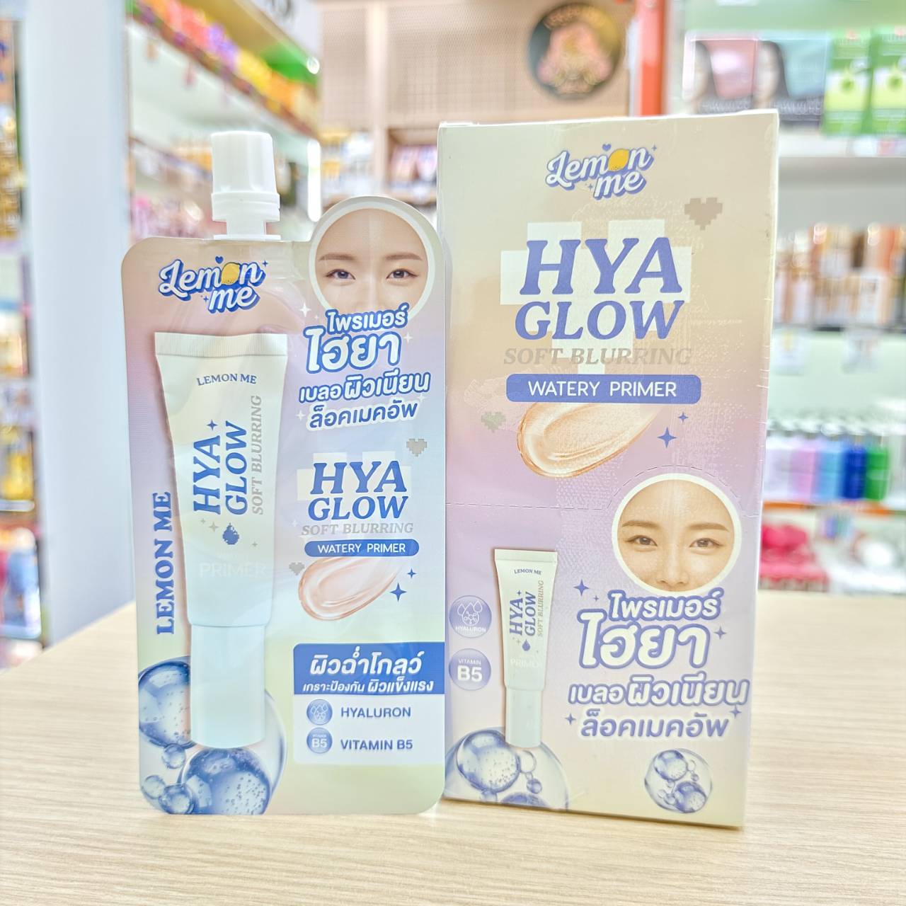 Lemon me hya beight soft bluring primer เลม่อนมี ไฮยา ซอฟต์ เบลอริ่ง ไพรเมอร์ 10g - Image 4