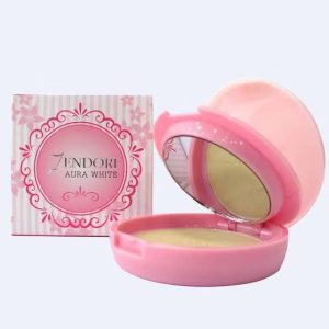 Zendori aura white เซนโดริ ออร่า ไวท์ พาวเดอร์กล่องชมพู 8g/x6pcs