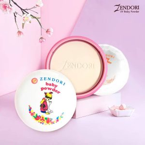 Zendori baby powder เซนโดริ ยูวี โปรเทค เบบี้ พาวเดอร์ กล่องขาว 24g