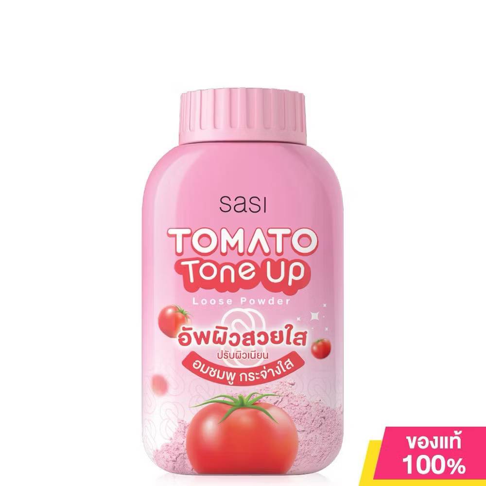 07. sasi tomato tone up loose powder ศศิ แป้งโทเมโท่ โทนอัพ ลูส พาวเดอร์ 50g - Image 5