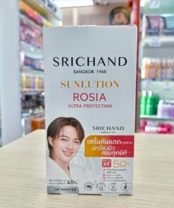 Srichand sunlution rosia ultra protection ศรีจันทร์ ซันลูชั่น โรเซีย อัลตร้า โปรเทคชั่น เซรั่มกันแดดกุหลาบ 7ml