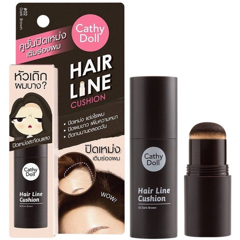 Cathy Doll Hair Line Cushion - Medium Brown