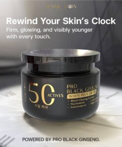 Jennie Moon Pro black ginseng nani white plus cream เจนนี่ มูน โปร แบล็ค จินเส็ง ไวท์ พลัส ครีม 250g