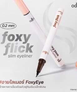OD3022 odbo foxy flick slim eyelim eyeliner 0.6g โอดีบีโอ ฟอกซ์ซี่ อายไลน์เนอร์