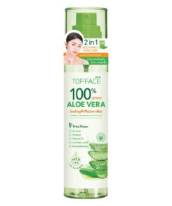 Arra Topface 100%spray aloe vera soothing&moisture mist ออร่า ท็อปเฟช อะโรเวร่า 100ml