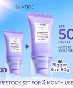 Skintific matte fit serum sunscreen spf50+pa+++ สกินทิฟฟิค แมท ฟิต เซรั่ม 30g