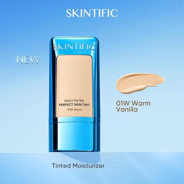 Skintific daily filter perfect skin tint สกินทิฟฟิค เดลี่ ฟิลเตอร์ เพอร์เฟกต์ สกิน ทิ้นท์ 28g - #01W warm vanilla