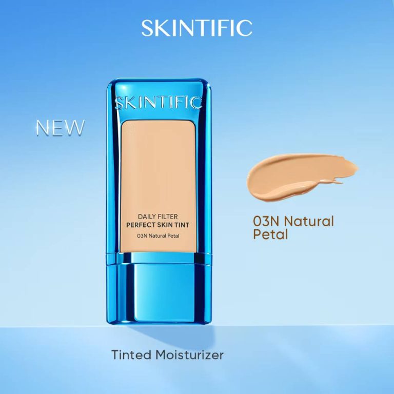 Skintific daily filter perfect skin tint สกินทิฟฟิค เดลี่ ฟิลเตอร์ เพอร์เฟกต์ สกิน ทิ้นท์ 28g - #03N natural petal