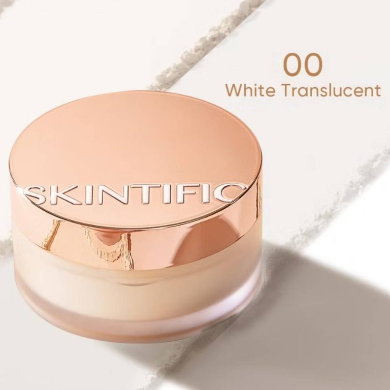 Skintific invisitouch uitra stay loose powder สกินทิฟฟิค อินวิชิทัช อัลตร้า สเตย์ ลูส พาวเดอร์ 10g - #00 White translucent