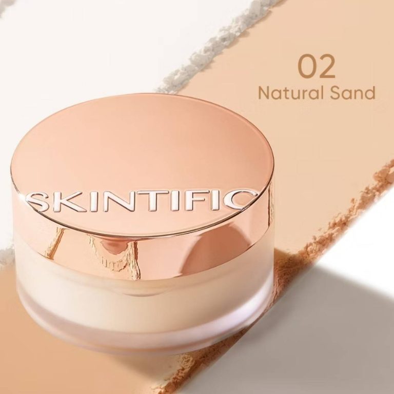 Skintific invisitouch uitra stay loose powder สกินทิฟฟิค อินวิชิทัช อัลตร้า สเตย์ ลูส พาวเดอร์ 10g - #02 Natural sand