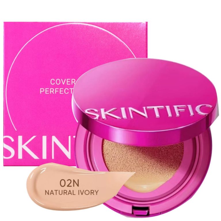 Skintific cover glow perfect cushion สกินทิฟฟิค โกลว์ เพอร์เฟกซ์ คุชชั่น 11g - #02N natural lvory