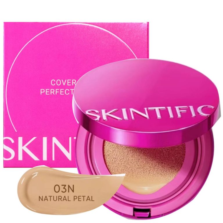 Skintific cover glow perfect cushion สกินทิฟฟิค โกลว์ เพอร์เฟกซ์ คุชชั่น 11g - #03N natural petal