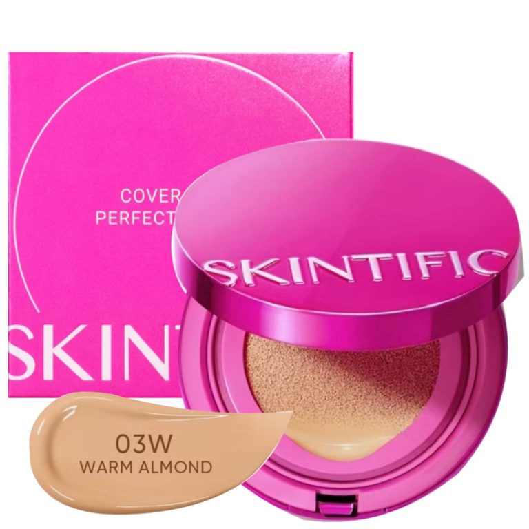 Skintific cover glow perfect cushion สกินทิฟฟิค โกลว์ เพอร์เฟกซ์ คุชชั่น 11g - #03W warm almond
