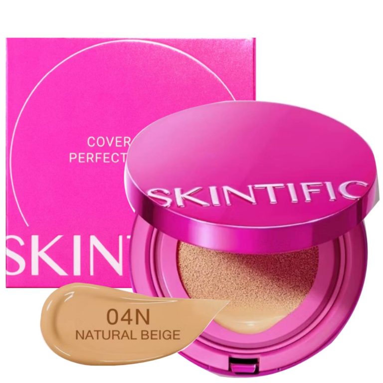 Skintific cover glow perfect cushion สกินทิฟฟิค โกลว์ เพอร์เฟกซ์ คุชชั่น 11g - #04N natural beige