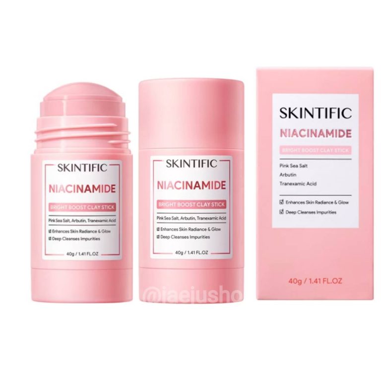 Skintific mask clay stick สกินทิฟฟิค มาร์ค เคลย์ สติ๊กซ์ 40g - 02. Niacinamide bright boost clay