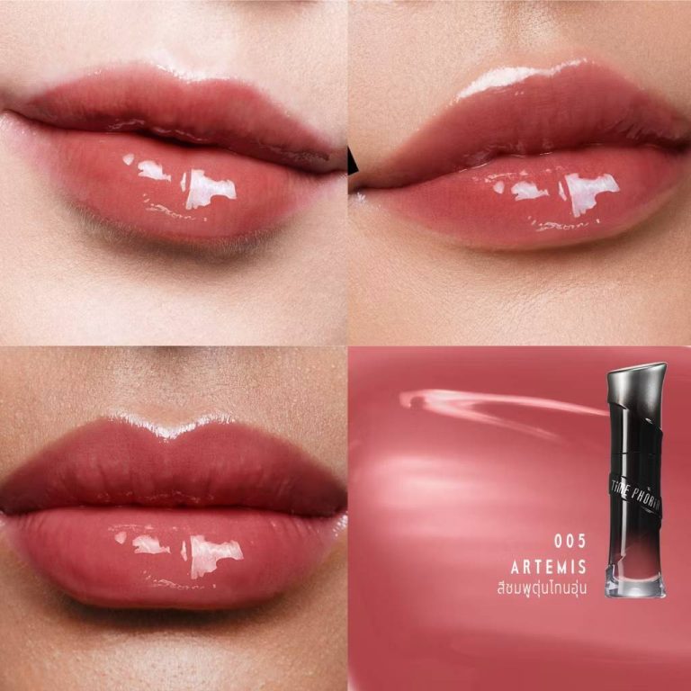Time phoria lunara frost 3d lip gloss TPR ลูนาร่า ฟรอสต์ 3ดี กลอส 4ml - 09. #005 artemis