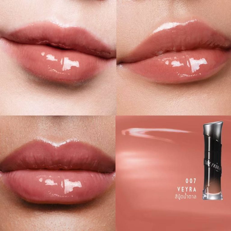 Time phoria lunara frost 3d lip gloss TPR ลูนาร่า ฟรอสต์ 3ดี กลอส 4ml - 10. #007 veyra