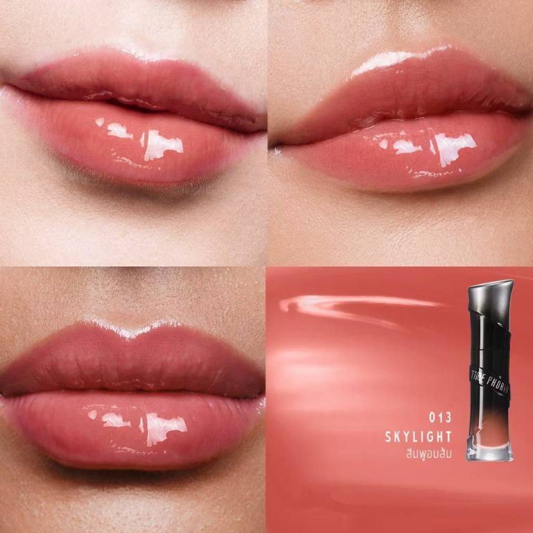 Time phoria lunara frost 3d lip gloss TPR ลูนาร่า ฟรอสต์ 3ดี กลอส 4ml - 03. #013 skylight