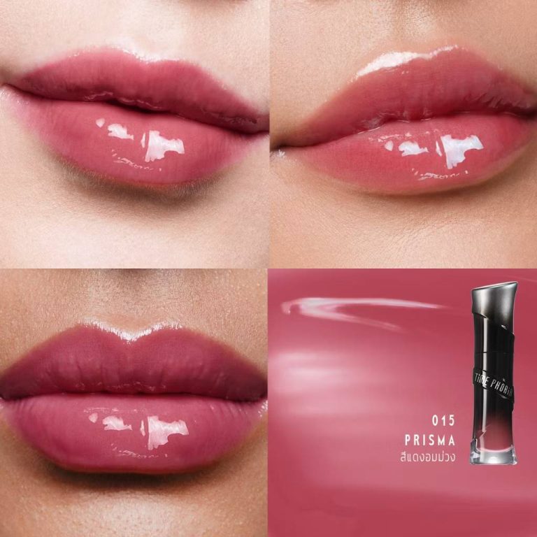 Time phoria lunara frost 3d lip gloss TPR ลูนาร่า ฟรอสต์ 3ดี กลอส 4ml - 05. #015 prisma