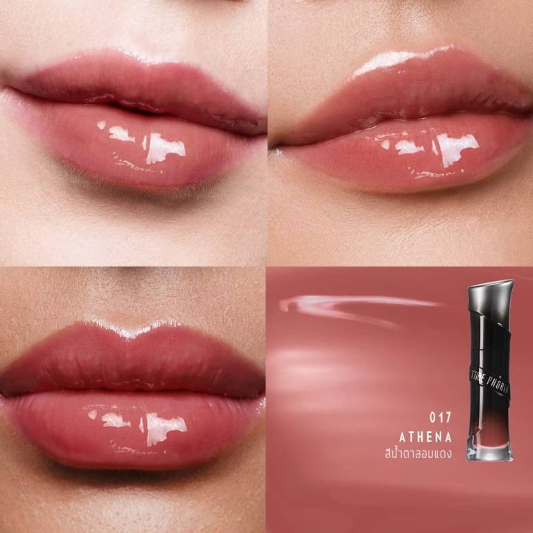 Time phoria lunara frost 3d lip gloss TPR ลูนาร่า ฟรอสต์ 3ดี กลอส 4ml - 06. #017 athena