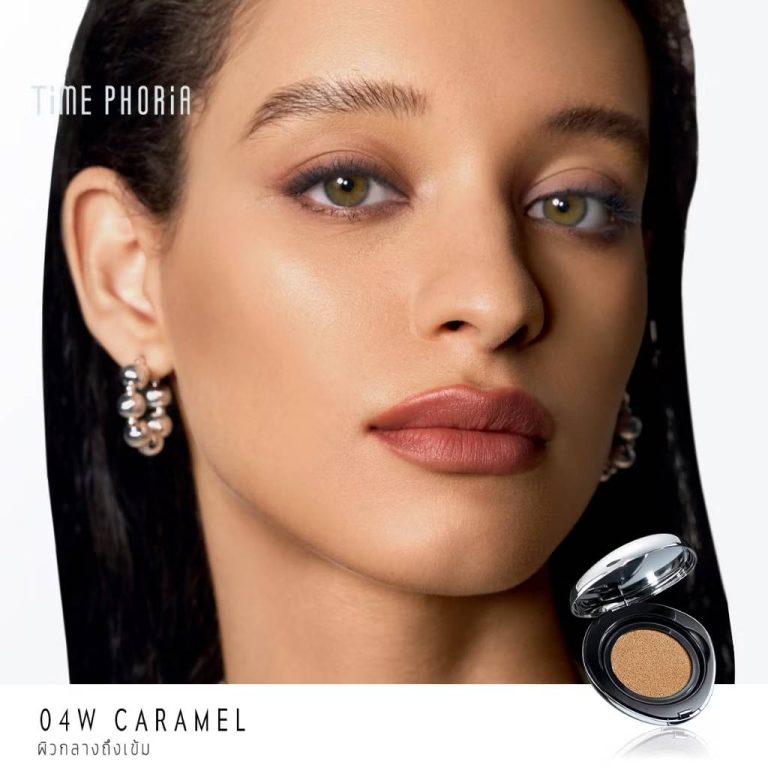 Time phoria timeless lumina matte perfetion cushion TPR ไทม์เลส แมท เพอร์เฟคชั่น คุชชั่น 11g - #04w caramel