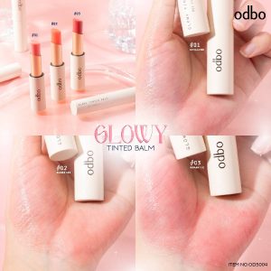 odbo GLOWY TINTED BALM