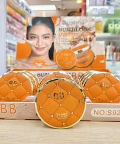 NO.S92022 Sasimi sunblock uv protection BB powder ซาซิมิ ซัน บล็อค บีบี พาวเดอร์ แป้งกันแดด 20g/x12pcs