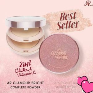 AR Glamour bright complete powder 2in1เอ อาร์ กลามอร์ ไบรท์ พาวเดอร์ 26g
