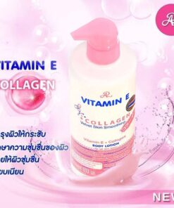 AR vitamin e collaen velve skin smoothing body lotion 600ml เอ อาร์ วิตามิน อี คอลลาเจนโลชั่น
