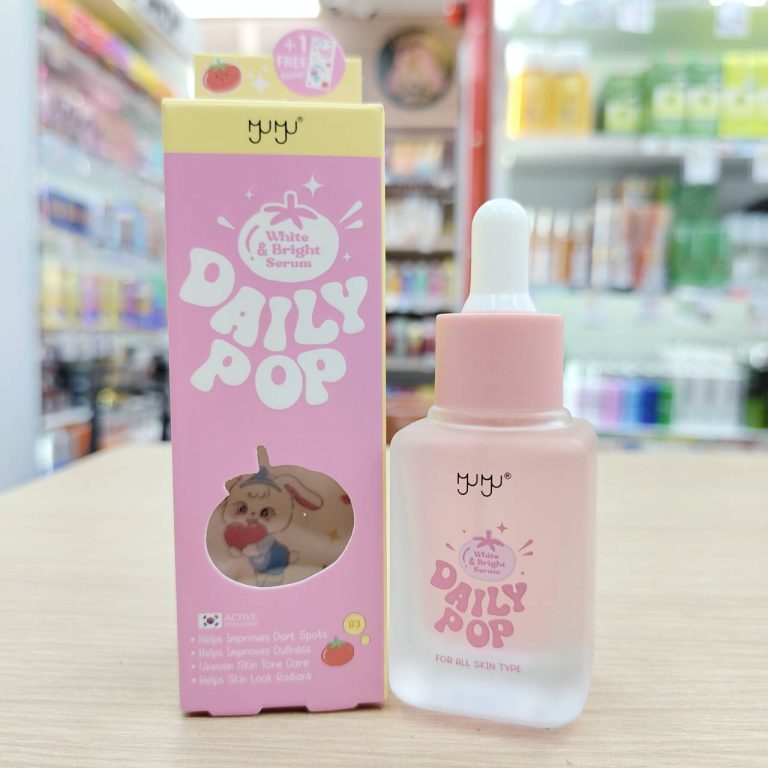 MYU-MYU daily pop serum มิว มิว เดลี่ ป๊อป ไวท์ เซรั่ม 30g - 01. white&bright (ชมพู)