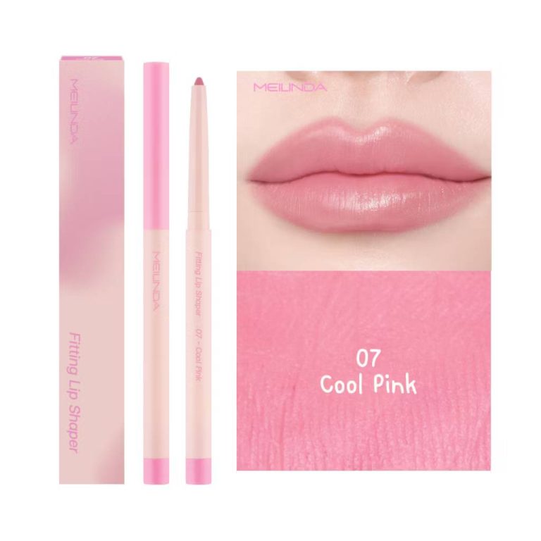 Meilinda fittting lip shaper เม ลินดา ฟิตติ้ง ลิป เซอเปอร์  0.28กรัม - 07.Cool pink