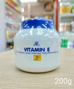 AR vitamin e moisturising cream เอ อาร์ วิตามิน อี มอยส์เจอร์ไรซิ่งครีมกระปุกฝาน้ำเงิน 200g