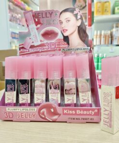 NO.70907-03 Kiss beauty jelly lips 3d super คิสบิวตี้ ลิปเจลลี่ 5mlx24pcs