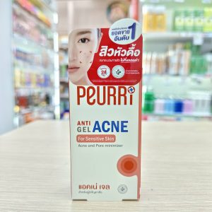 Peurri anti acne cleanser for sensitive skin 3g เพียวรี แอนตี้ แอคเน่ เจล 3g