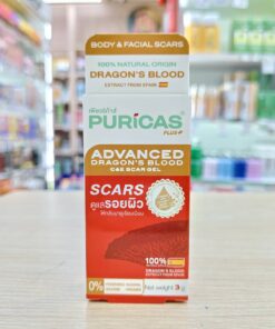 Puricas plus advanced dragon's blood c&e scar gel เพียวริก้าส์ พลัส แอดวานส์ บำรุงหน้า 3g